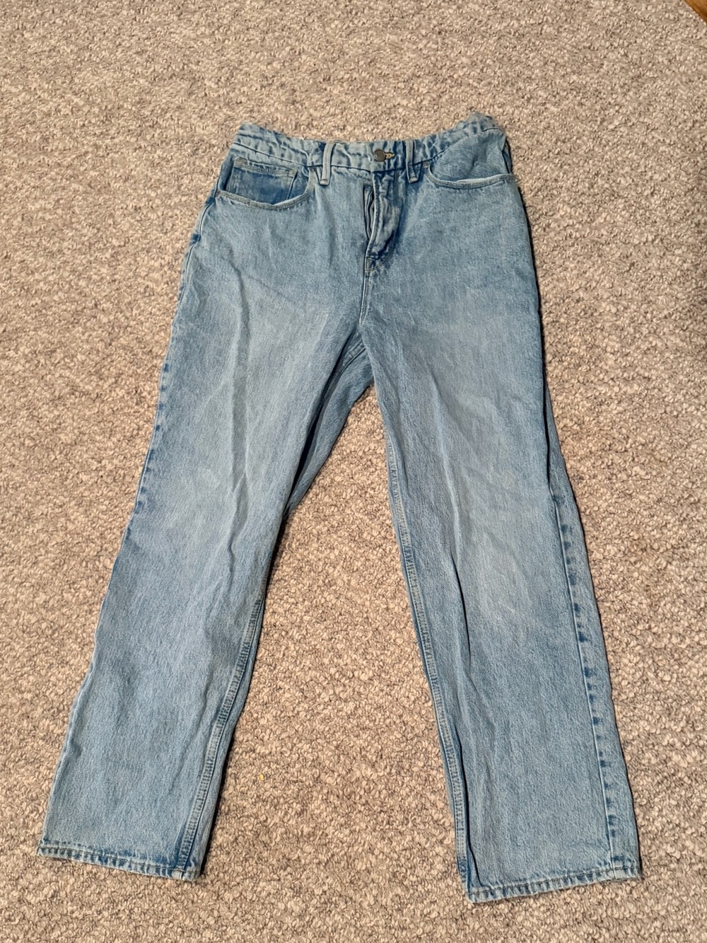 Good American Good 90’s Straight Leg Jeans Size 8/29